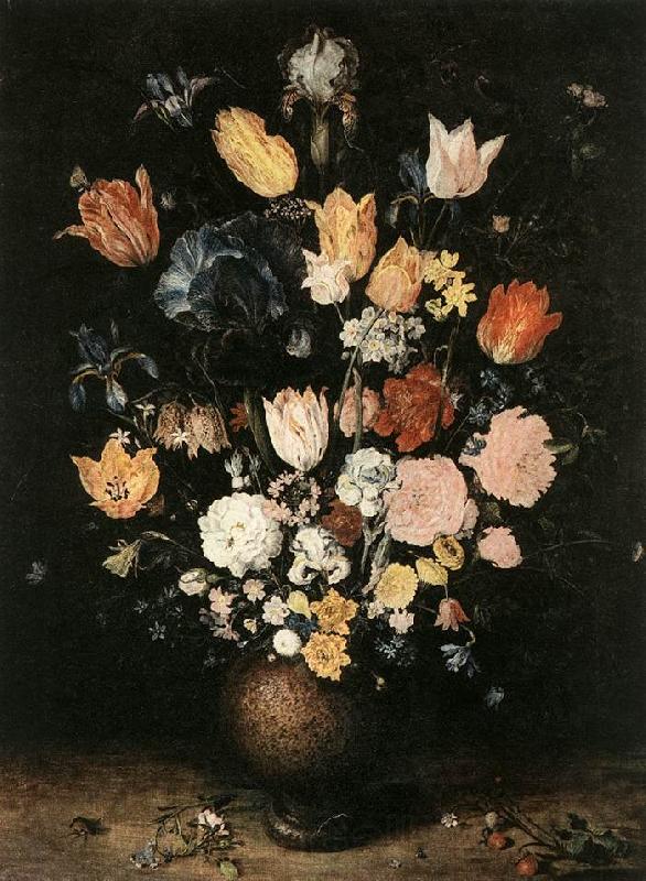 BRUEGHEL, Jan the Elder Bouquet of Flowers gh Spain oil painting art